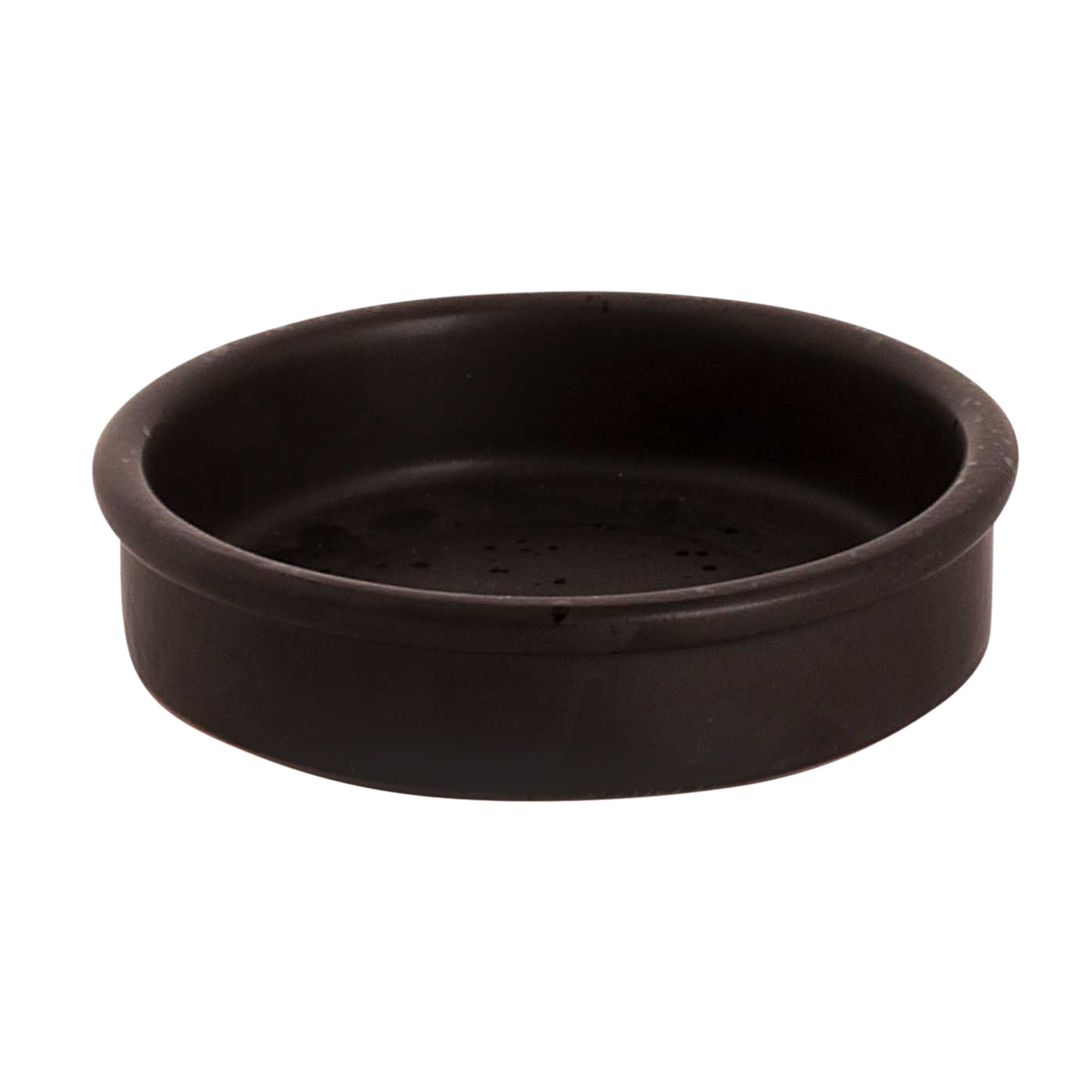 (24 pcs) MOON - Plat à four - Ø 100mm - Noir