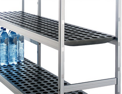 Aluminium basic shelf - 1611 x 1800 mm