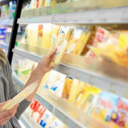 Commercial multideck display fridge - Open front - 1018mm - 269L - with 3 shelves - incl. night blind