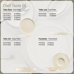 (6 шт.)  CHEF TASTE OF - Тарілка / блюдо плоске  - Ø 16 см