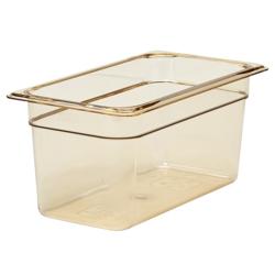CAMBRO | H-PAN™- لون عنبري - الارتفاع : 150 مم - GN1/3 حاويات مقاومة للحرارة (قطع x6)