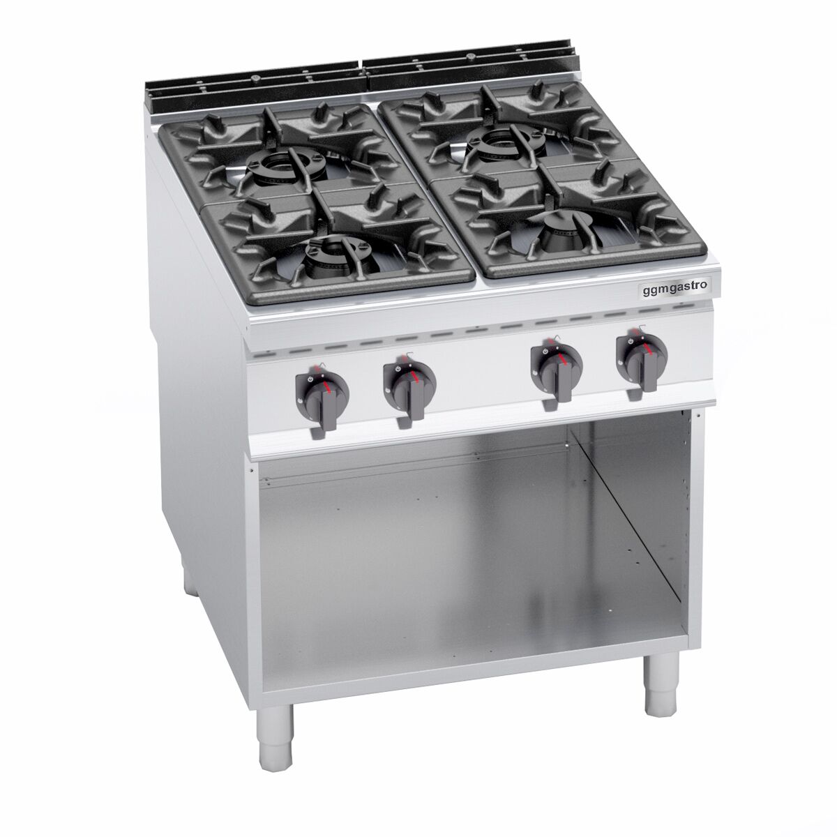 Fourneau à gaz – 34,5 kW – 4 brûleurs