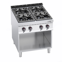 Masina de gatit pe gaz 4x arzatoare (34,5 kW) cu flacara de veghe