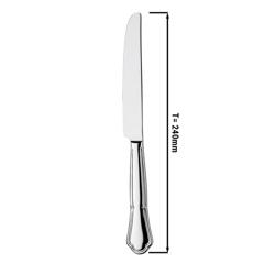 (12 pcs) Couteau de cuisine 24 cm Vincenza - Acier inoxydable - 240mm