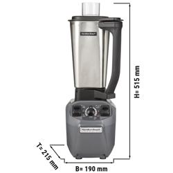 Hamilton Beach Matmixer EXPEDITOR - 1,8 Liter - 1800 Watt - behållare i rostfritt stål