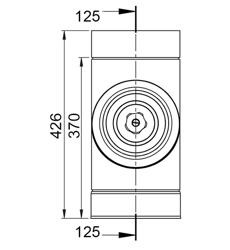 Spirobuis - in RVS - lengte: 404mm - Ø 250mm