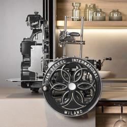 BERKEL | Máquina de volante B114 - Lâmina: Ø 319mm - Preto - incl. estrutura de base