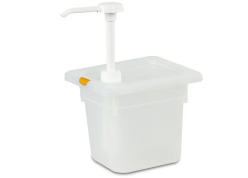 Distributeur de Moutarde / Sauce - 2L - Polypropylène - Jaune