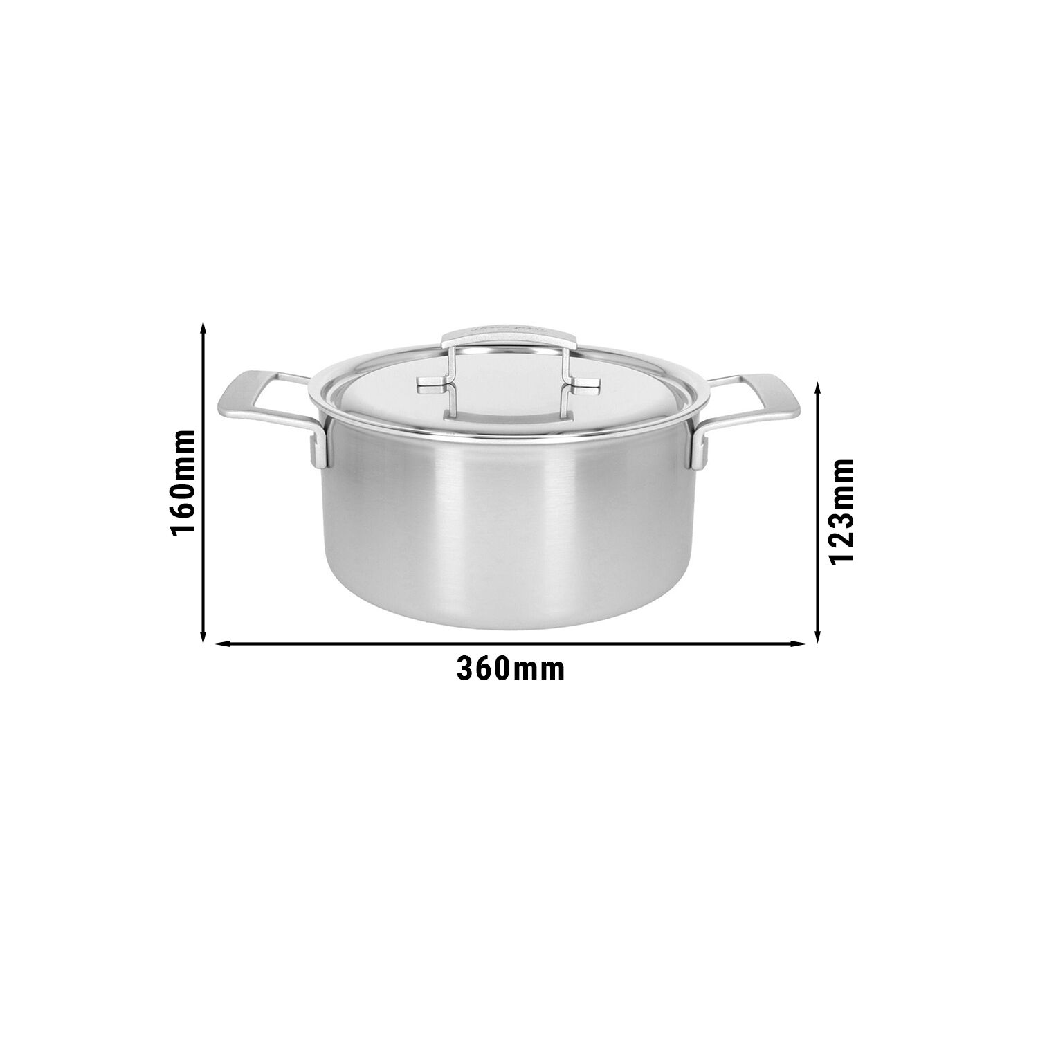 DEMEYERE | INDUSTRY 5 - Marmite à rôtir avec couvercle - Ø 240mm - inox 