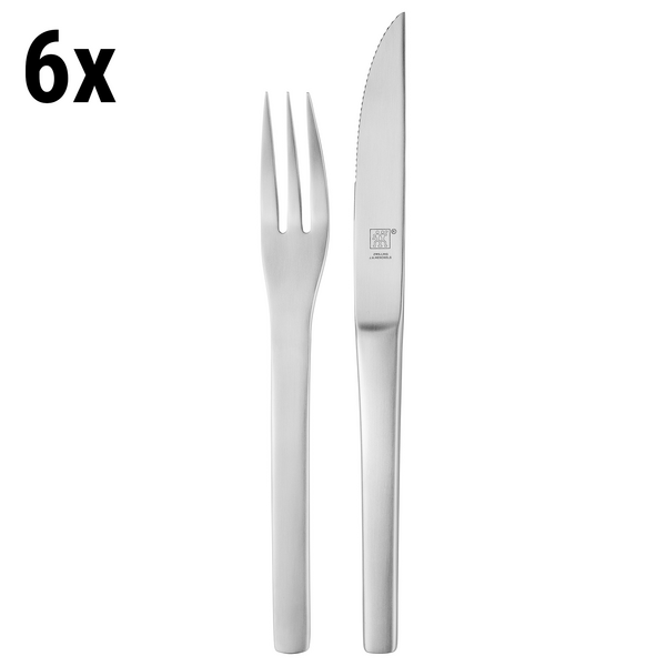 ZWILLING | SPECIALS - Juego de cubiertos para bistec - 12 piezas - acabado mate