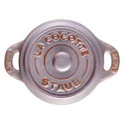STAUB | CERAMIQUE - Mini Cocotte - Ø 100mm - rotund - ceramică - gri antichizat