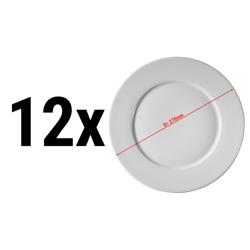 (12 pcs) PERA - Assiette carrée - Porcelaine - 270x270mm - Blanc
