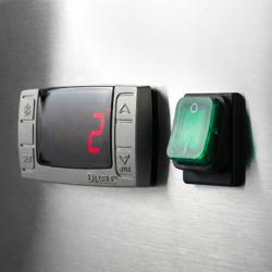 (2 unid) Mini Armário frigorífico em aço inoxidável ECO - 115L - 1 porta