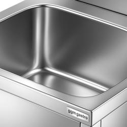 Lavandino e lavello - Acciaio inox - con miscelatore e distributore di sapone