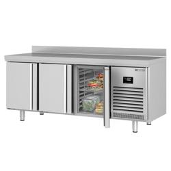 Kylmäpöytä PREMIUM PLUS - 1960x700 mm - 465 l - 3 ovea - Takakoroke