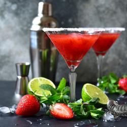 (6 kom) Čaša za martini - SPKSY - 190 ml - prozirna