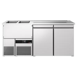 Direct Draw Beer Dispenser / Kegerator PREMIUM - 1950x700mm - Double Doors