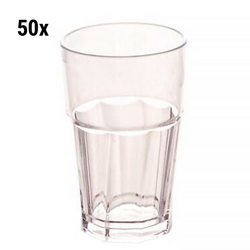 Polycarbonaat glas - 250 ml - set van 50