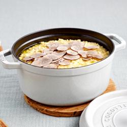 STAUB | LA COCOTTE - Mini Cocotte - Ø 100mm - Gjutjärn - Vit tryffel