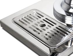 Диспенсер для соку - 2х8 л - Нержавіюча сталь