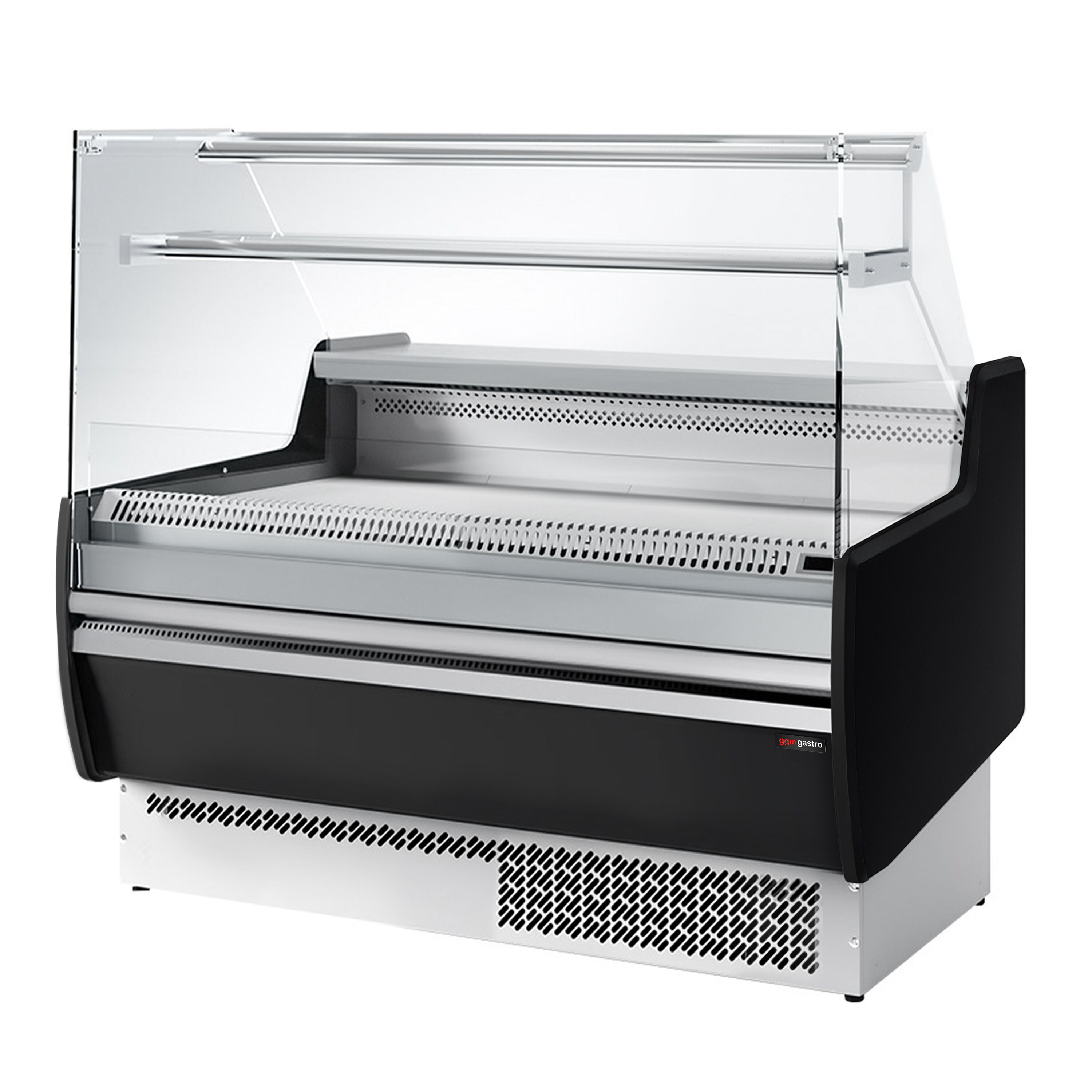 Comptoir vitrine réfrigérée - 1310x953mm - +0/+6°C - 2 portes - 1 étagère - Vitre droite