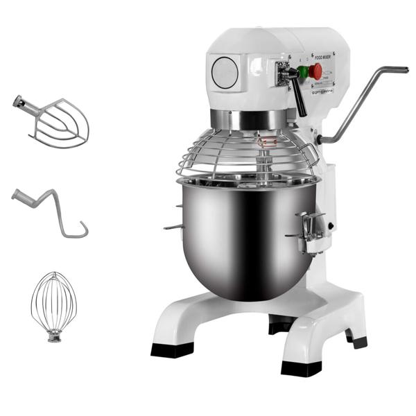 Endüstriyel Planet mikser - 20 litre - 750W - 3 aparat dahil - 3 devirli