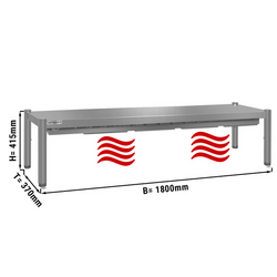 Wärmebrücke ECO - 1800x370mm - mit 1 Etage - Höhe: 415mm