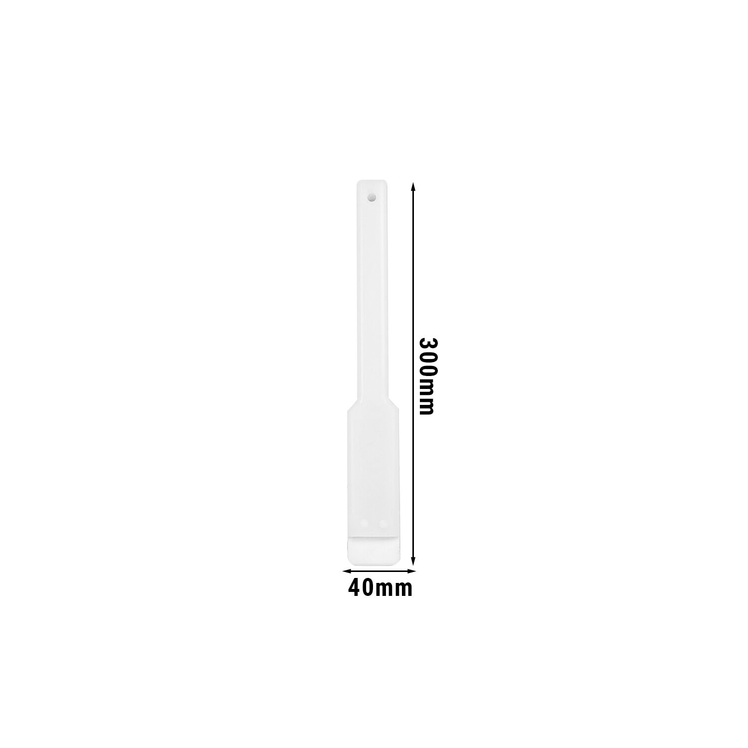 Corne à pâtisserie - Polyéthylène (PE) - 40x326x24mm - Blanc