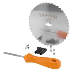 TANDIR® | متضمنة سكين وحجر طحن - مع كابل ومصدر طاقة الطاولة - II 140 قطاعة شاورما