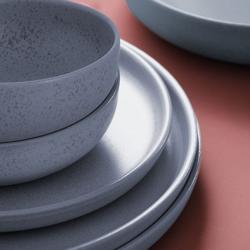 (6 τεμ.) SANDY LOAM - Πιάτο βαθύ - βαθύ - Stoneware - Ø 160 mm - Μπλε