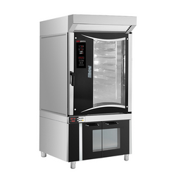 Bakery electric combi steamer - Digital - 10x EN 600x400 - incl. Hood, proofing cabinet & washing system