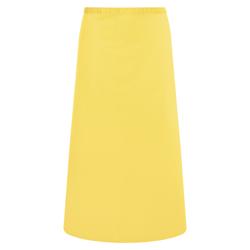(6 pieces) KARLOWSKY | Basic Bistro Waist Apron – 100×75 cm - Sunny Yellow