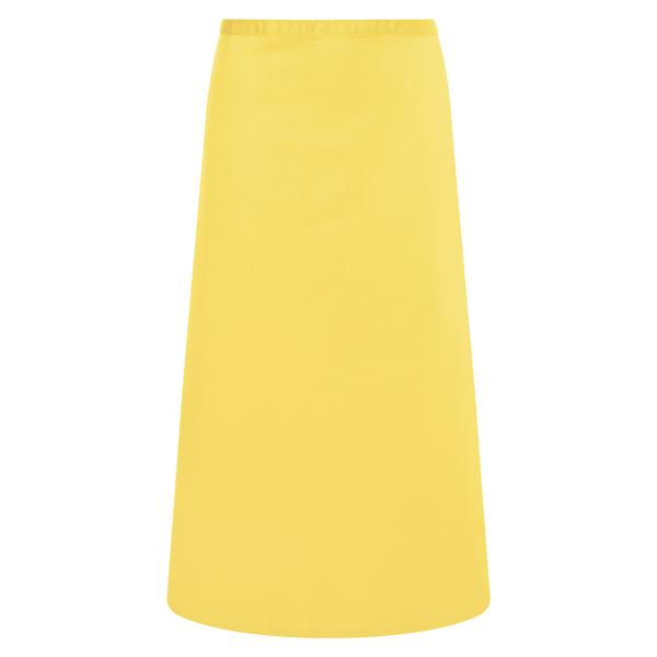 (6 pieces) KARLOWSKY | Basic Bistro Waist Apron – 100×75 cm - Sunny Yellow