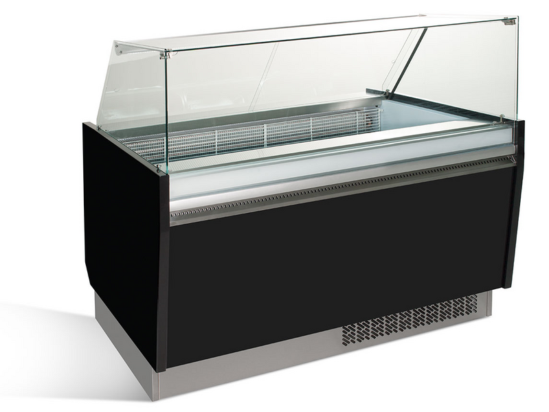 Dondurma Tezgahı LIAM - 1560mm - Statik - 13+13x5 Litre Dondurma Kabı için- Siyah