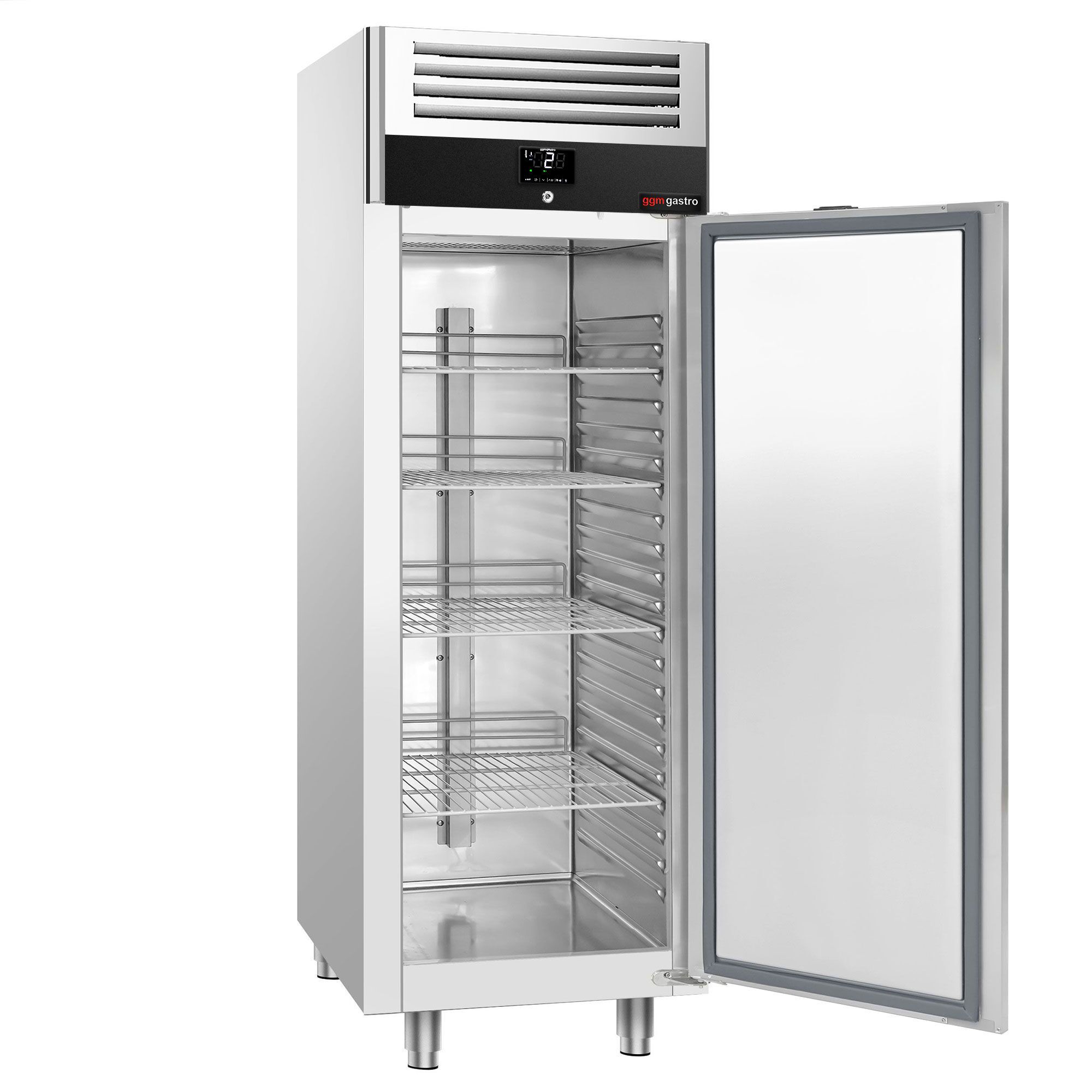 Armoire réfrigérée positive Inox AISI 304 PREMIUM - GN 2/1 - 600 L - avec 1 porte