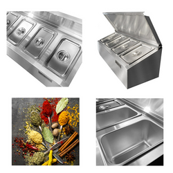 Etagère à épices - 4x GN 1/4	
