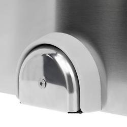 Hand wash basin - Stainless steel - with knee-operated tap