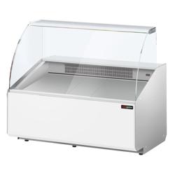 Serve Over Counter - 1256x979mm - front panel white - capacity 262 litres