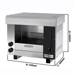 Salamandra/ Horno pita PRO - 0,65 m - con 2 resistencias