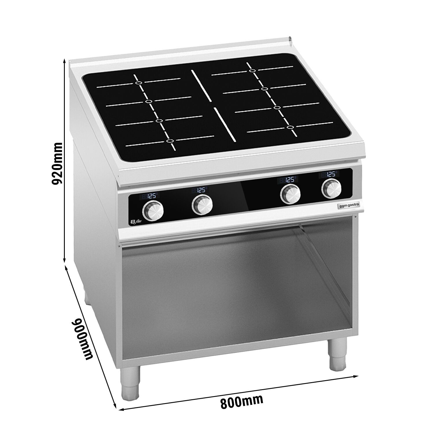 Fourneau à induction - 28kW - Bflex Digital