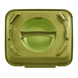 (20 stuks) Herbruikbare maaltijddoos - 600ml - 1-vaks - Olivgroen/Lichtgroen