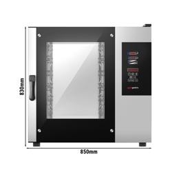 Pentru patiserie-Electric-Cuptor mixt profesional cu convecție și abur - Touchscreen - 6x EN 600x400 - incl. Sistem de spălare