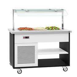Buffetwagen koud DANZIG - 1300mm - voor 3x GN 1/1