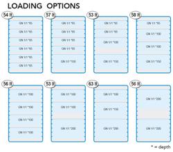 Contenedor Térmico - Apertura Frontal - GN 1/1 - 63 L - Para 12 x GN 1/1