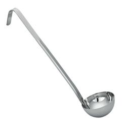 (4 Stück) - Schöpflöffel/ Suppenkelle - ohne Lochung - 0,09 Liter - Länge: 325 mm - Edelstahl