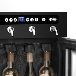 Distributeur de vin - 1 zone de température - réfrigéré - pour 4 bouteilles de vin
