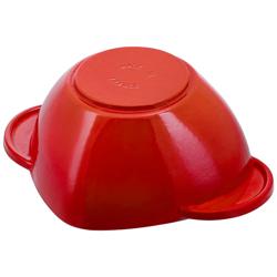 STAUB | Heart Cocotte Enamelled Cast Iron Casserole Dish – Ø 200 mm – Cherry Red