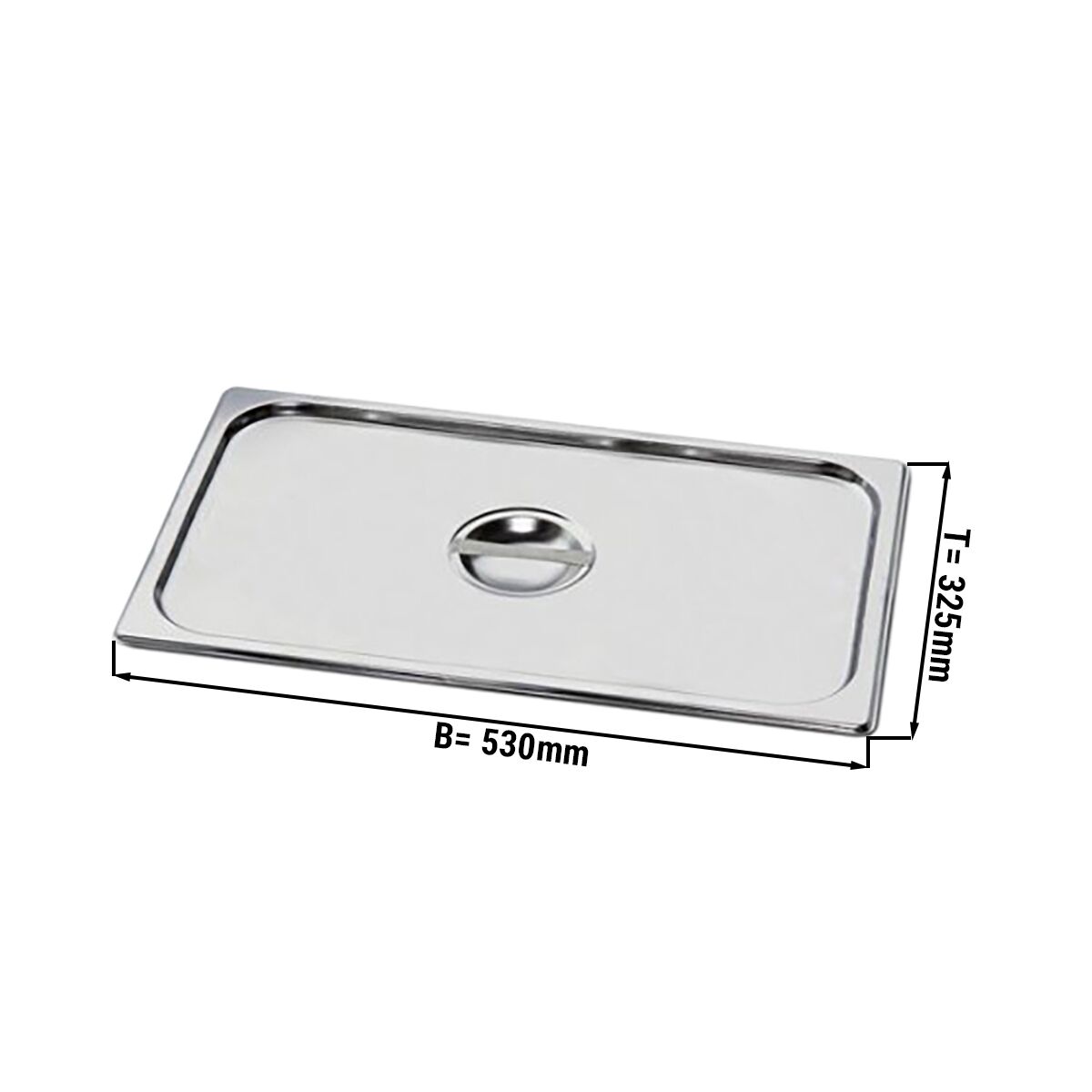 Couvercle GN 1/1 en inox