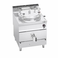 A gas Pentola con autoclave - 100l - 20,9kW - Riscaldamento indiretto - con allacciamento idrico