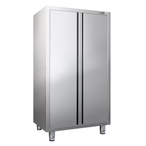 RVS hoge kast AISI 304 PREMIUM - 1000x600mm - 2 draaideuren - hoogte: 1800mm